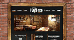 Desktop Screenshot of chezpapinou.com